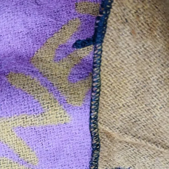 CHANEL Luxury Vintage Pink Orange Multi-Color CC Rose Print Shawl Wrap Scarf - Picture 12 of 12